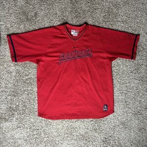 Vintage Nike sport MLB St.Louis Cardinals Center Swoosh Embroidered Jersey 2XL